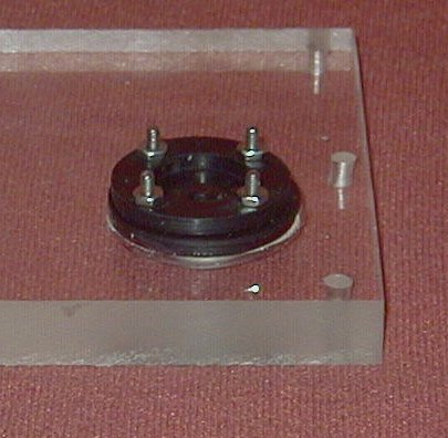 Die Sensorkammer im Probezusammenbau